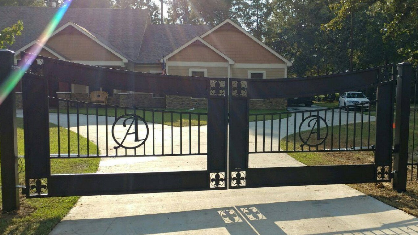 Creative Iron Works. Custom Built Iron, Steel, and Aluminum Driveway Gates,  Fence, Handrails, Driveway Gate, Walk Gate, Entry Gate